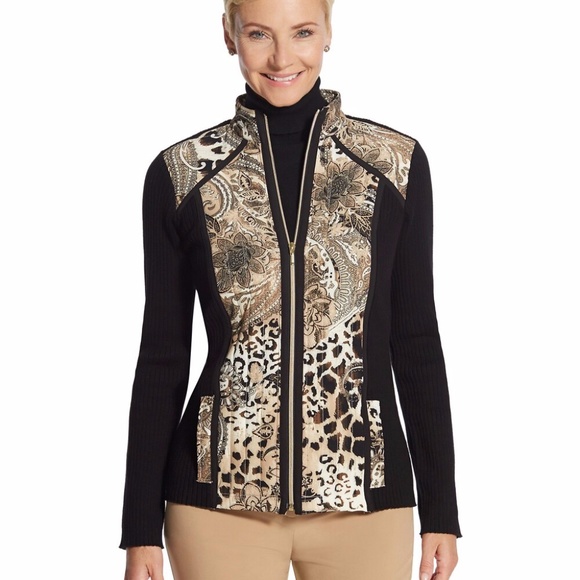 Chico's Zenergy Neema Sweater Jacket - Picture 1 of 8